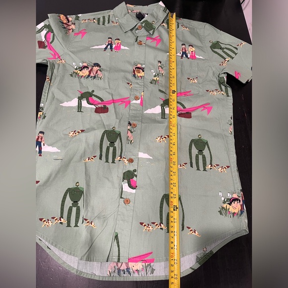 Studio Castle in the Sky Pazu, Sheeta, and Friends Woven Button-Up ( Small) - Picture 6 of 7